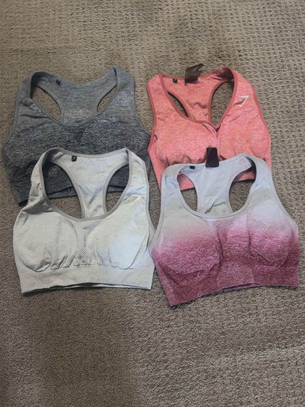 Lot of GymShark bras